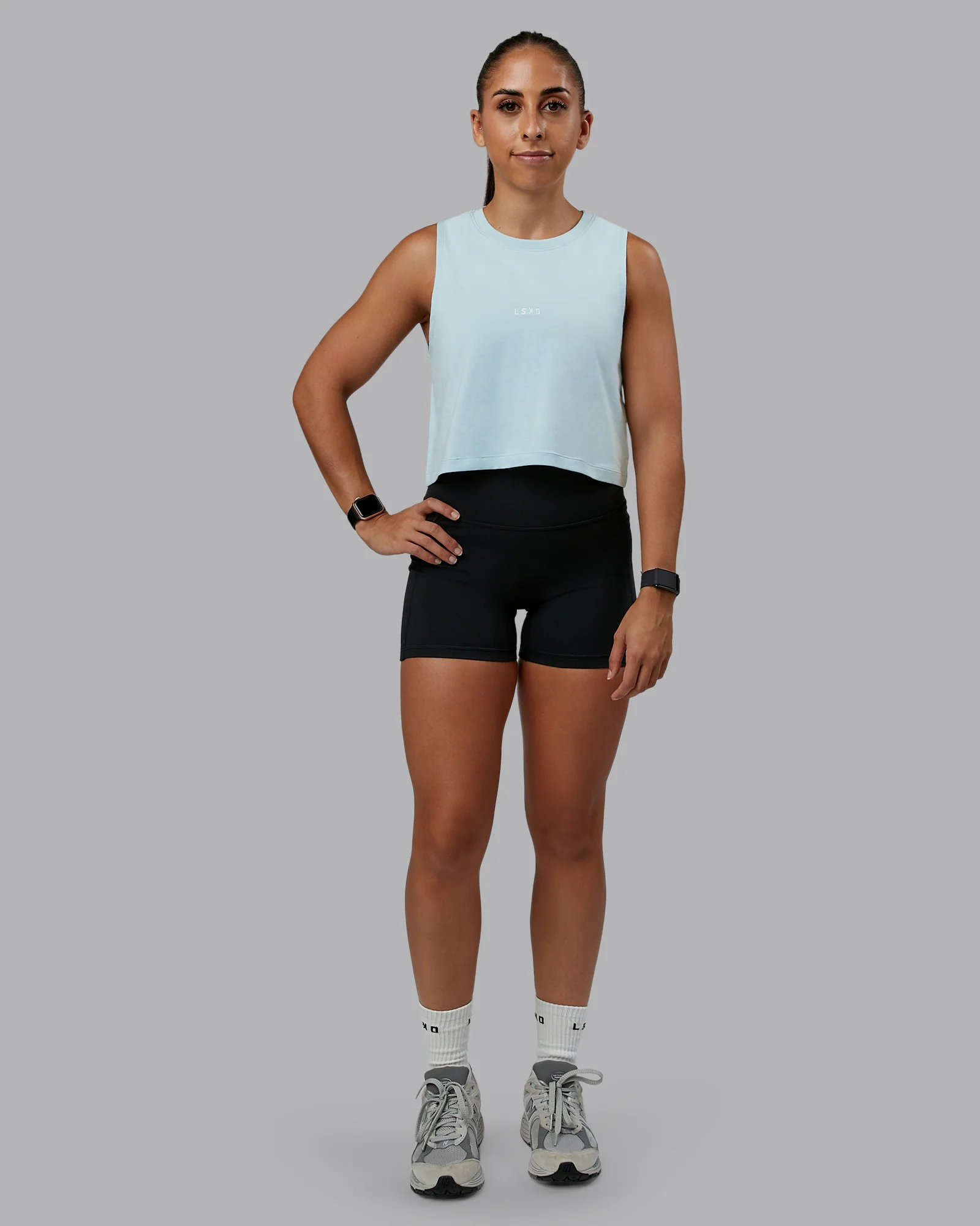 Go-To FLXCotton Tank - Skyride-White