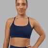 Twist Sports Bra - Future Navy