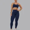 Twist Sports Bra - Future Navy