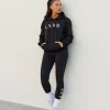 Structure Hoodie - Black-White