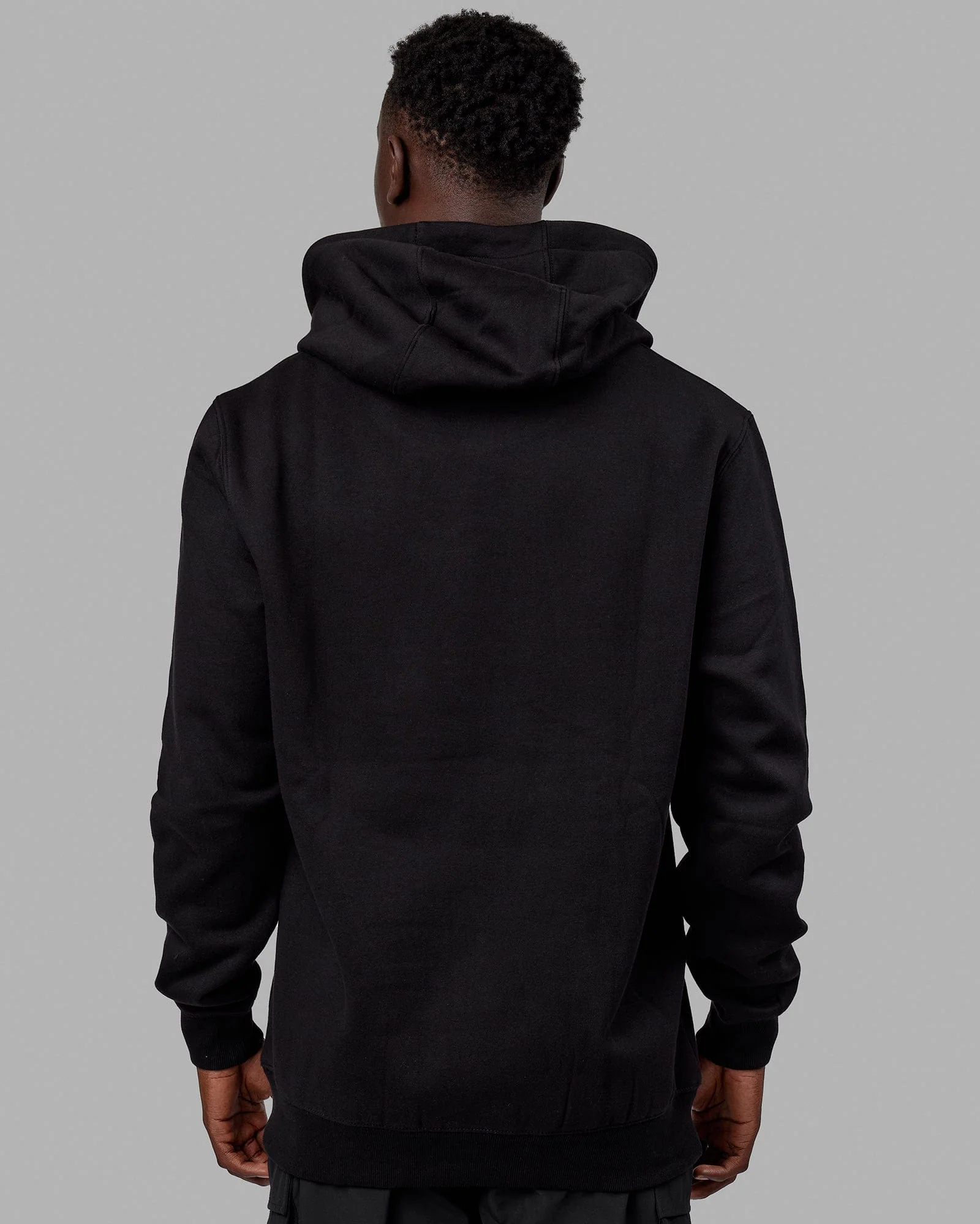 Structure Hoodie - Black-White