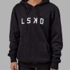 Structure Hoodie - Black-White