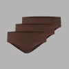 Seamless Brief 3 Pack - Cocoa