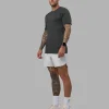 AeroFLX+ Seamless Tee - Black Camo-Graphite