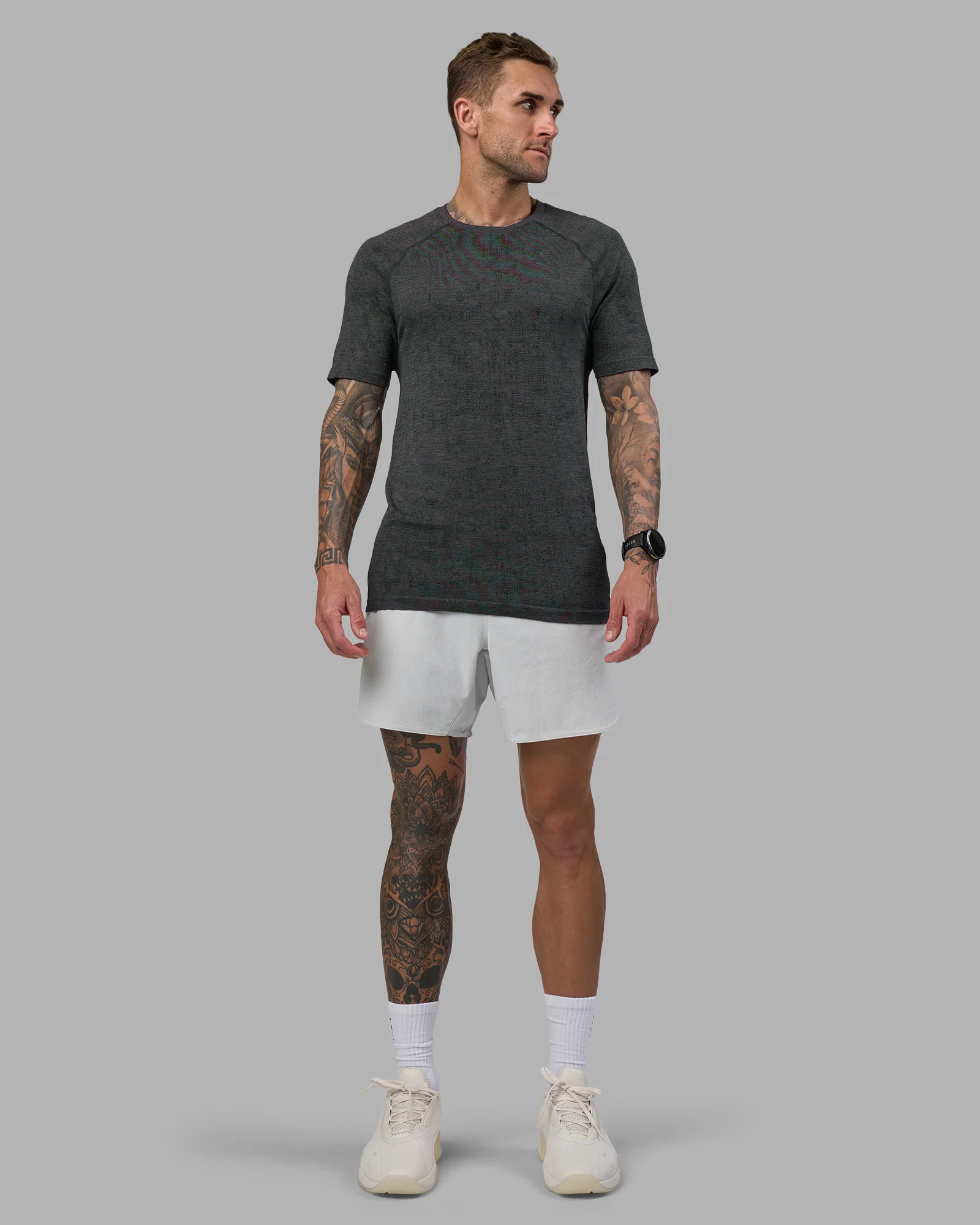 AeroFLX+ Seamless Tee - Black Camo-Graphite