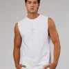 Base FLXCotton Tank - White