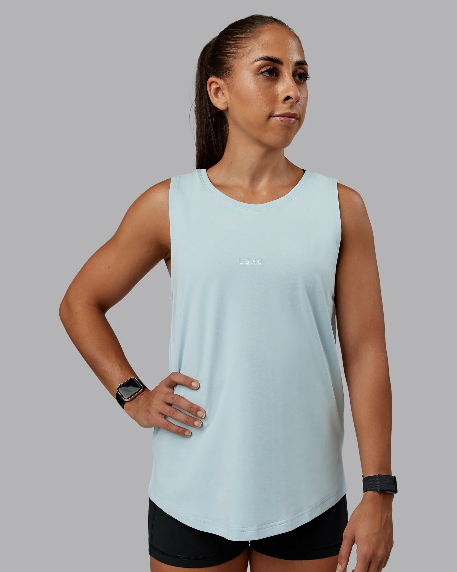 13915-go-to-flxcotton-longline-tank-skyride-white-1.webp Go-To FLXCotton Longline Tank - Skyride-White