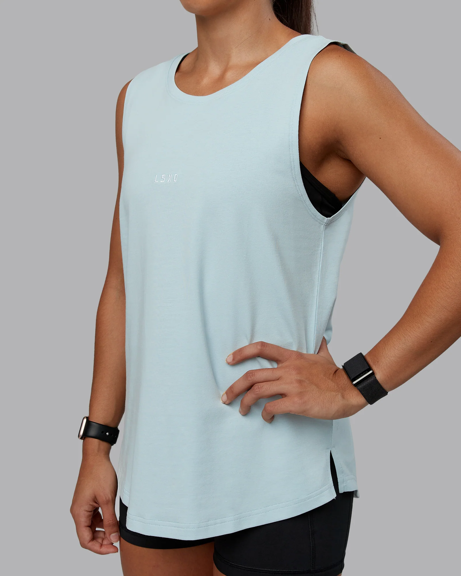 13915-go-to-flxcotton-longline-tank-skyride-white-5.webp Go-To FLXCotton Longline Tank - Skyride-White