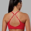 13933-twist-sports-bra-scarlet-2.webp Twist Sports Bra - Scarlet