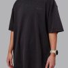 14003-washed-run-club-flxcotton-tee-oversize-black-black-11.jpg Washed RUN CLUB FLXCotton Tee Oversize - Black-Black