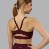 Momentum Sports Bra - Cherry Lacquer