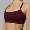 Momentum Sports Bra - Cherry Lacquer