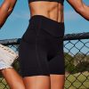 Elite Run High-Rise 5" Short Pockets - Black