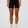 Elite Run High-Rise 5" Short Pockets - Black