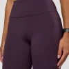 Rep Ultra High-Rise Full Length Legging Pockets - Midnight Plum-Marshmallow