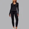 Stride Thermal Zip Through Jacket - Black