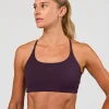 Twist Sports Bra - Midnight Plum