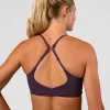 Twist Sports Bra - Midnight Plum