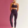 Twist Sports Bra - Midnight Plum