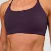Twist Sports Bra - Midnight Plum