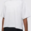 AfterDark ZeroCrease Cropped Tee - White