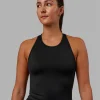 14252-flow-performance-tank-with-shelf-bra-black-3.webp Flow Performance Tank With Shelf Bra - Black