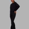 Elevate SoftTouch Crew Neck Sweater - Black-Black