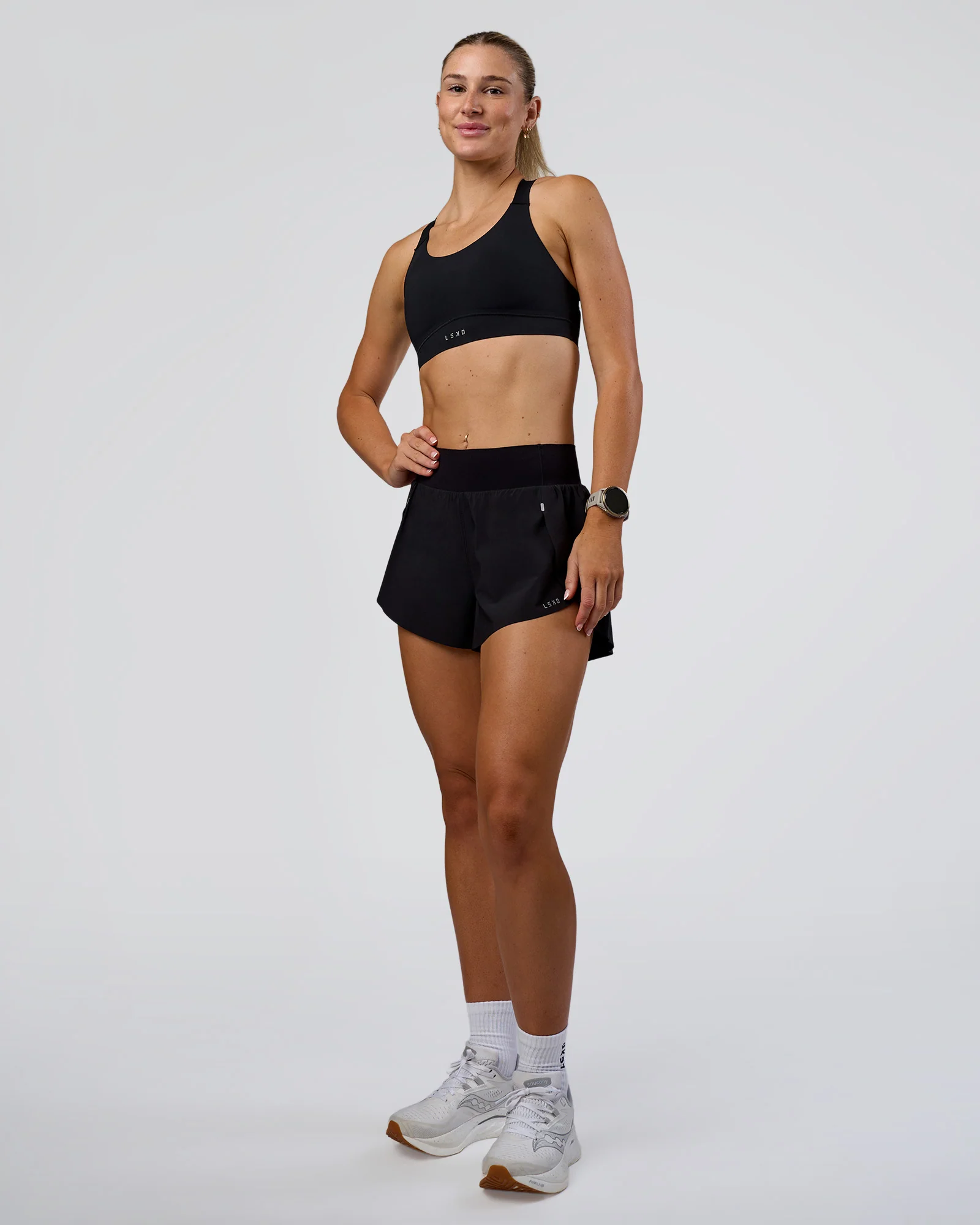 Pacer 3" Run Short - Black