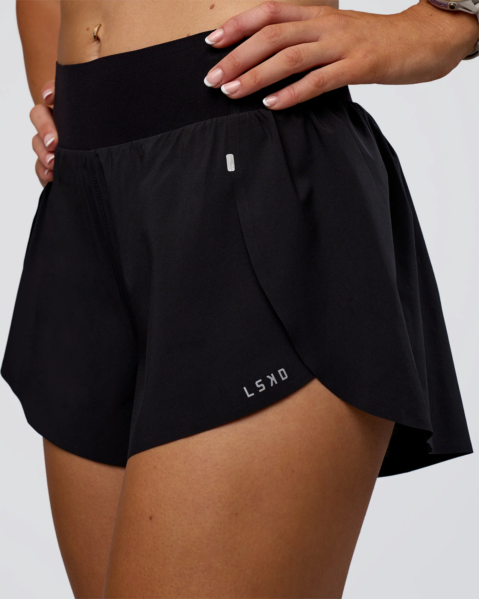 Pacer 3" Run Short - Black