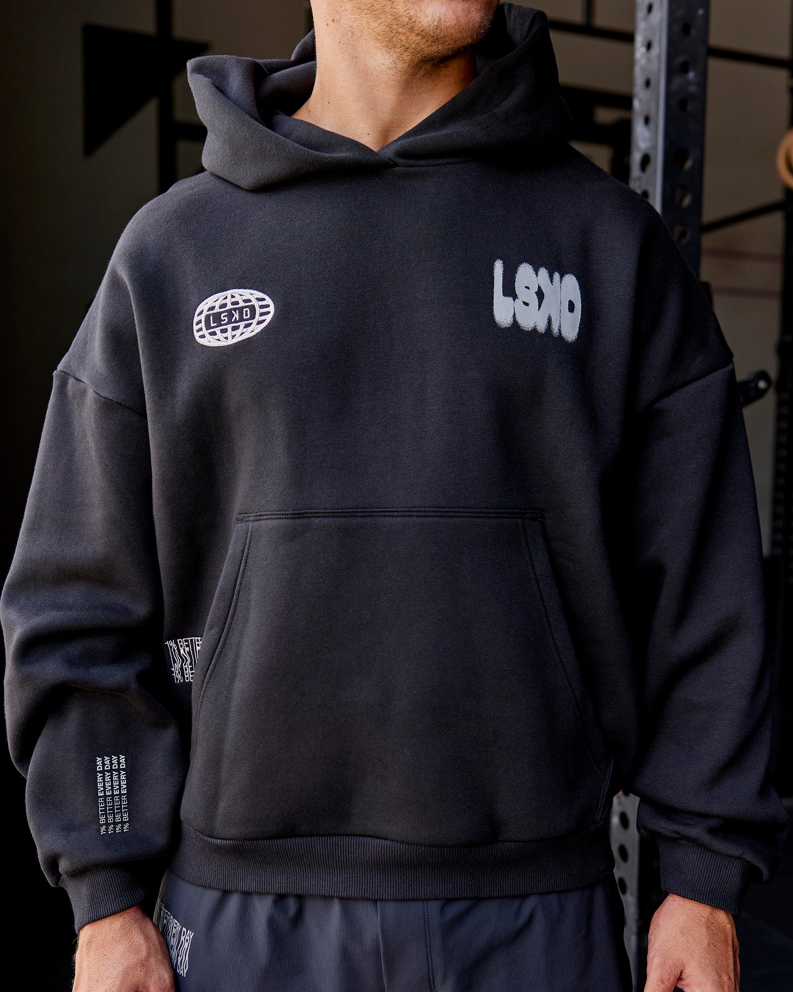 14293-static-grit-unisex-boxy-hoodie-black-alloy-2.jpg Static Grit Unisex Boxy Hoodie - Black-Alloy