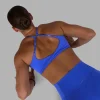 Twist Sports Bra - Power Cobalt