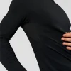 AeroFLX+ Seamless Long Sleeve Tee (Set in Sleeve) - Black/Black