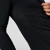 AeroFLX+ Seamless Long Sleeve Tee (Set in Sleeve) - Black/Black