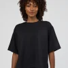 AfterDark ZeroCrease Cropped Tee - Black