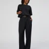 AfterDark ZeroCrease Cropped Tee - Black