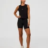 Go-To FLXCotton Midline Tank - Black-White