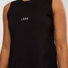 Go-To FLXCotton Midline Tank - Black-White