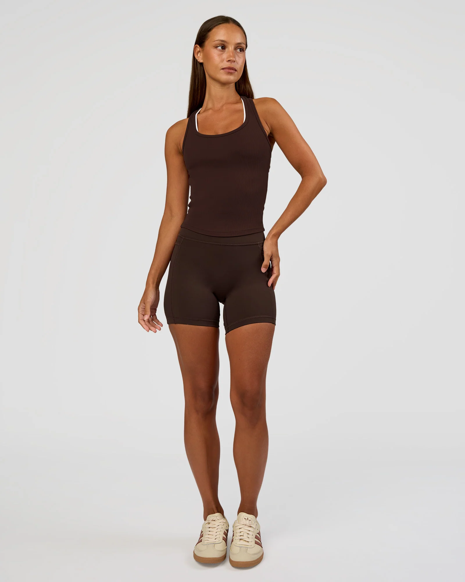 14438-flow-rib-scoop-neck-tank-hot-chocolate-2.webp Flow Rib Scoop Neck Tank - Hot Chocolate