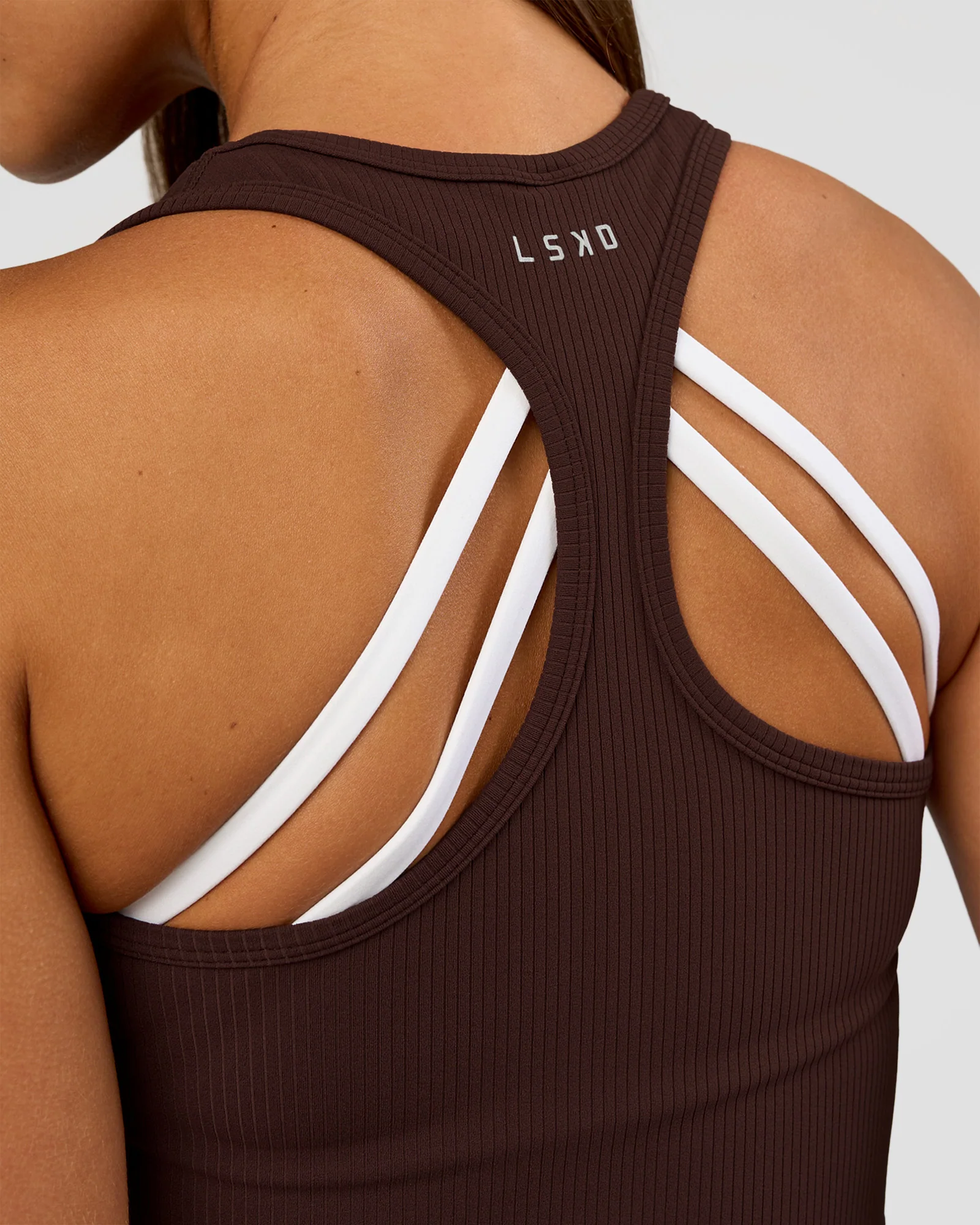 14438-flow-rib-scoop-neck-tank-hot-chocolate-3.webp Flow Rib Scoop Neck Tank - Hot Chocolate