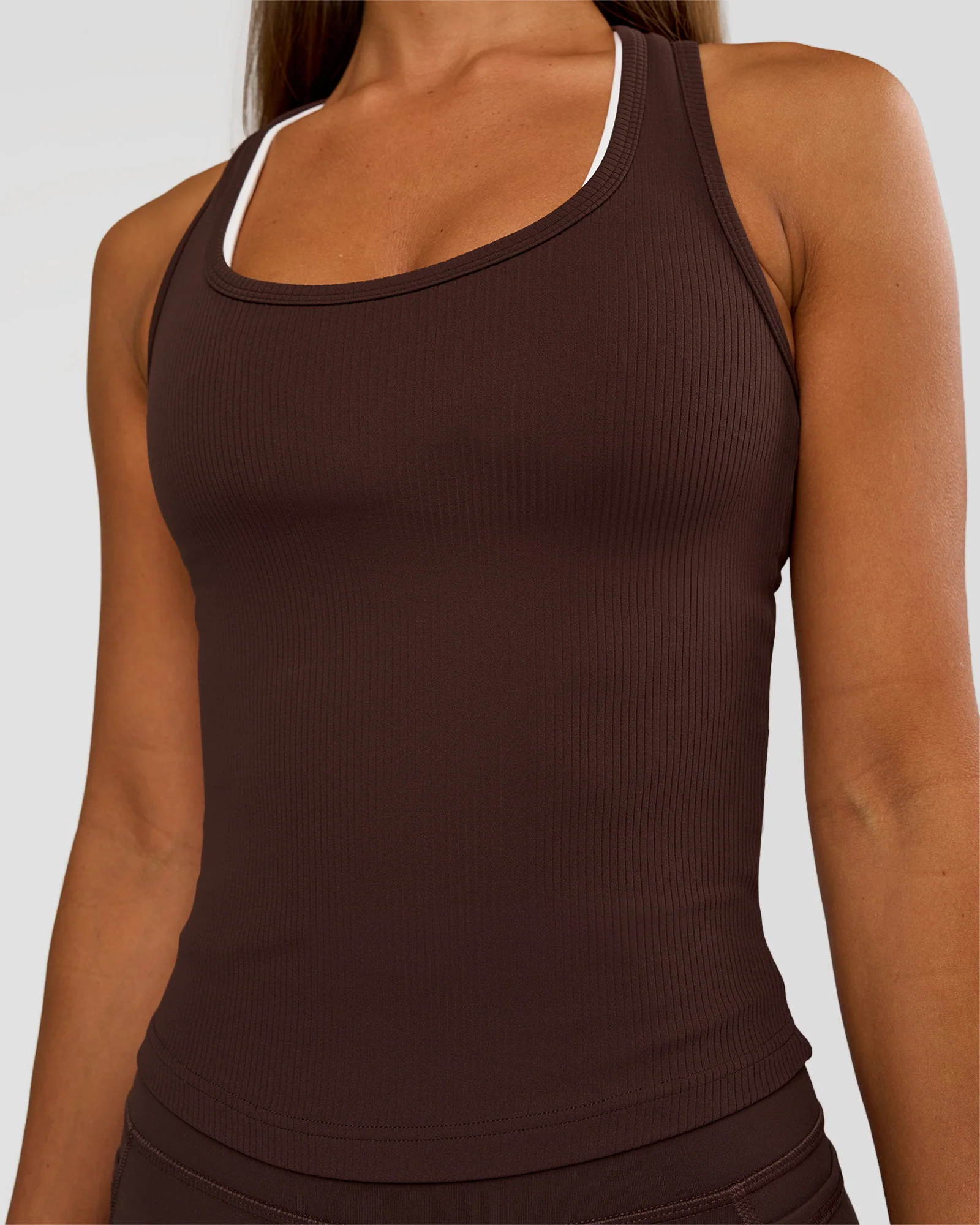 14438-flow-rib-scoop-neck-tank-hot-chocolate-5.webp Flow Rib Scoop Neck Tank - Hot Chocolate