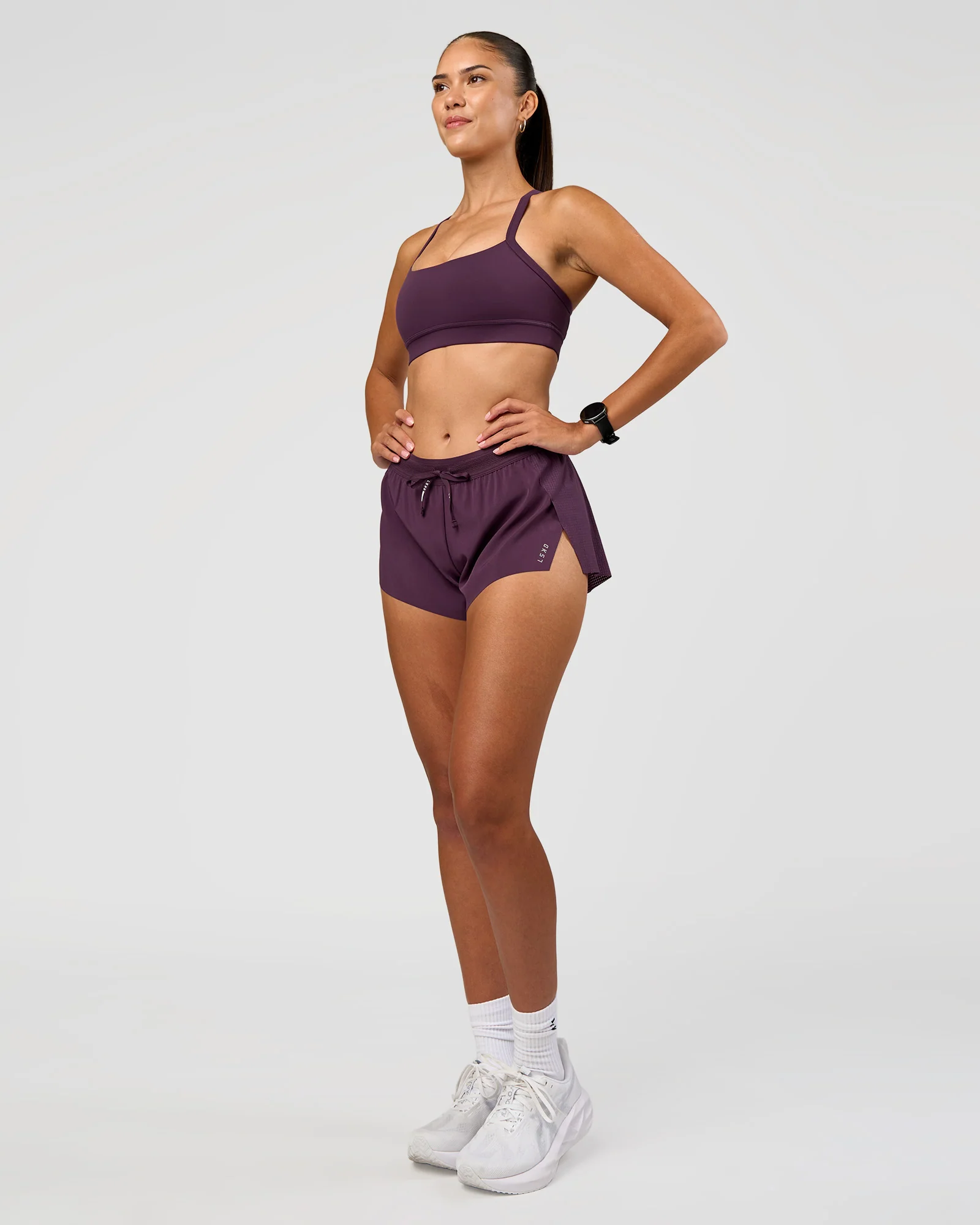 Momentum Sports Bra - Midnight Plum