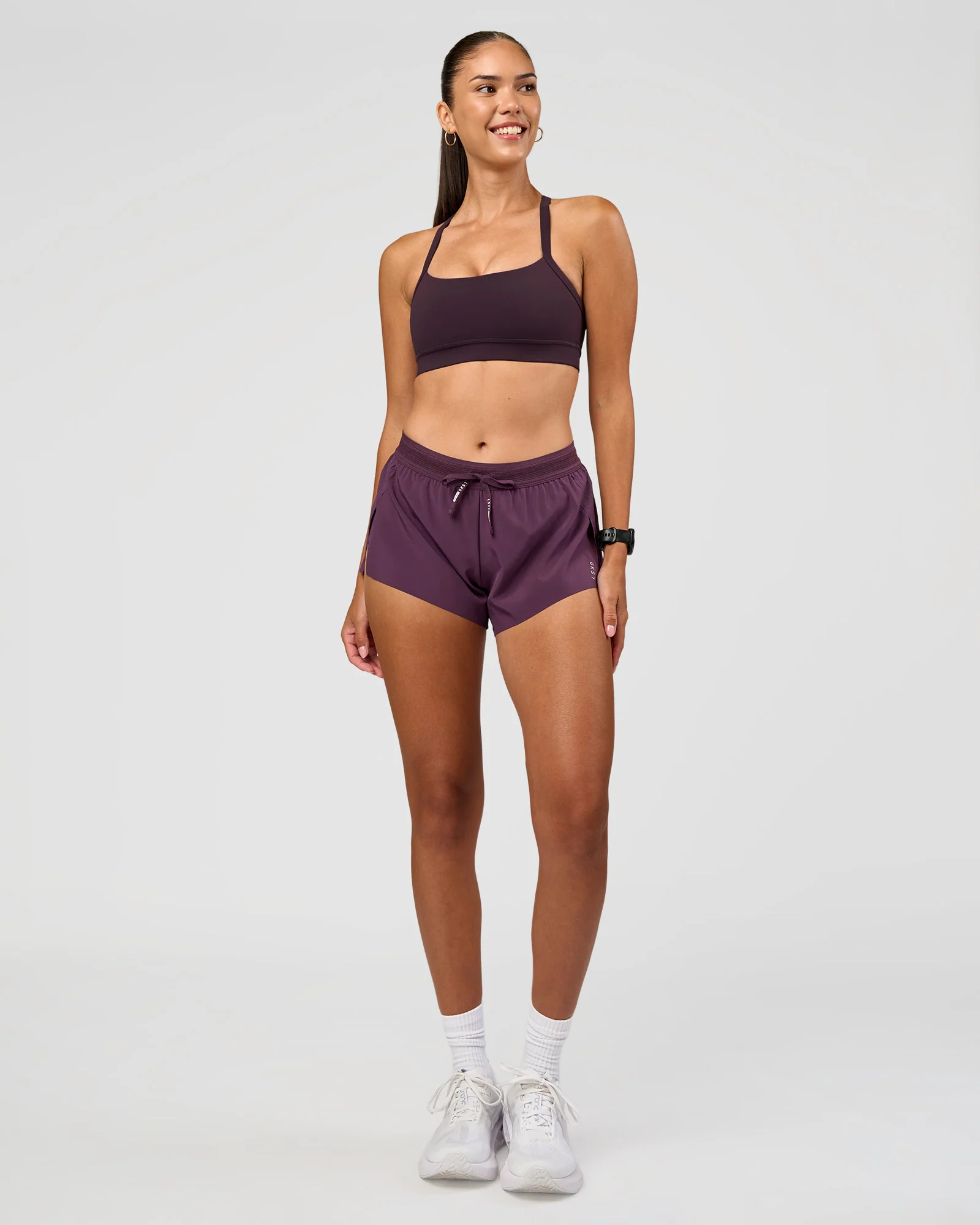Momentum Sports Bra - Midnight Plum