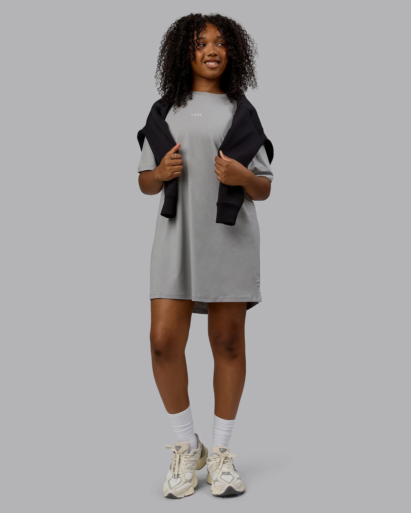 Daily FLXCotton Oversized Dress - Circular Grey