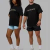 Enjoy The Journey Heavyweight Tee Oversize - Black-Multi