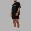 Enjoy The Journey Heavyweight Tee Oversize - Black-Multi