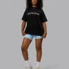 Enjoy The Journey Heavyweight Tee Oversize - Black-Multi