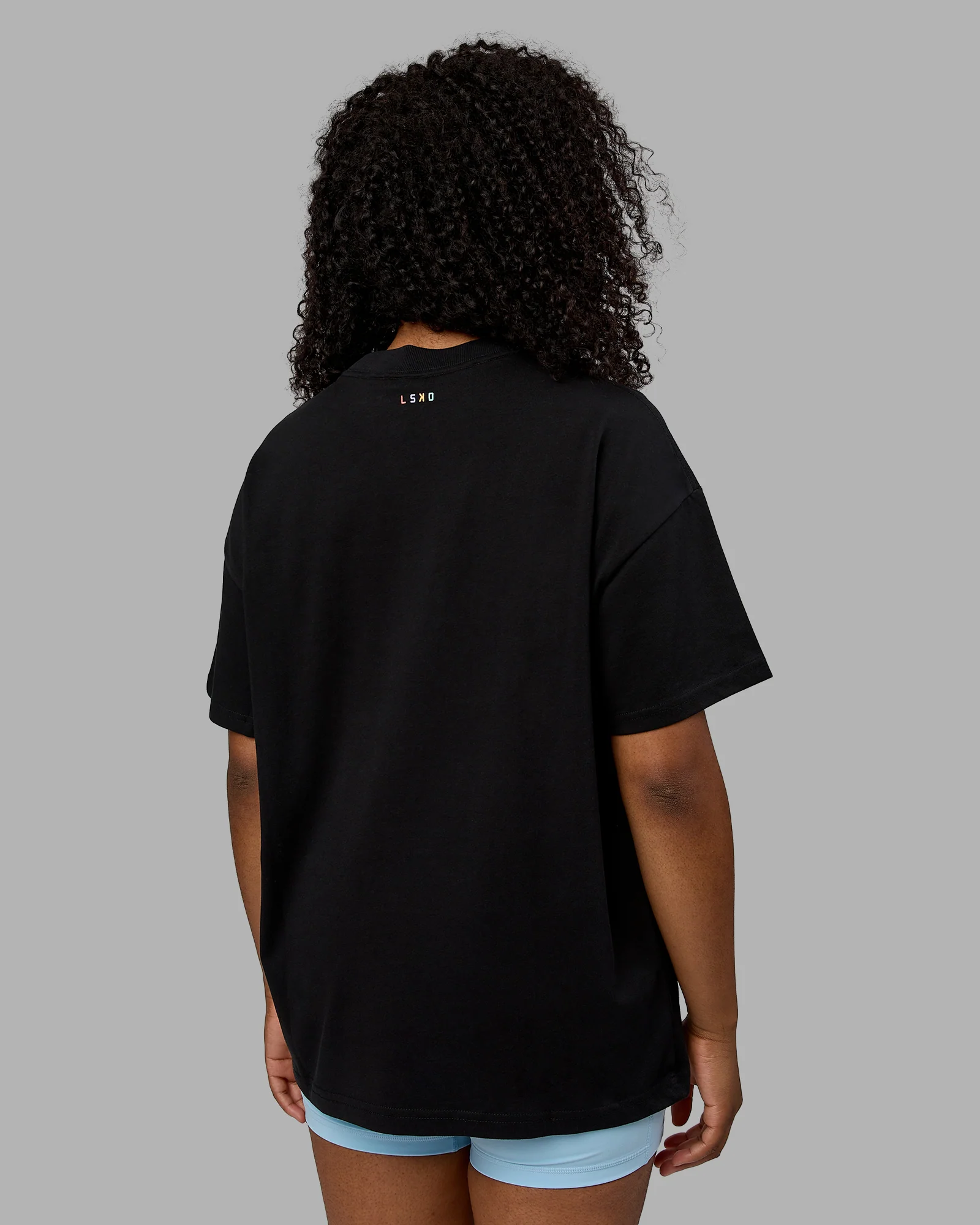 Enjoy The Journey Heavyweight Tee Oversize - Black-Multi