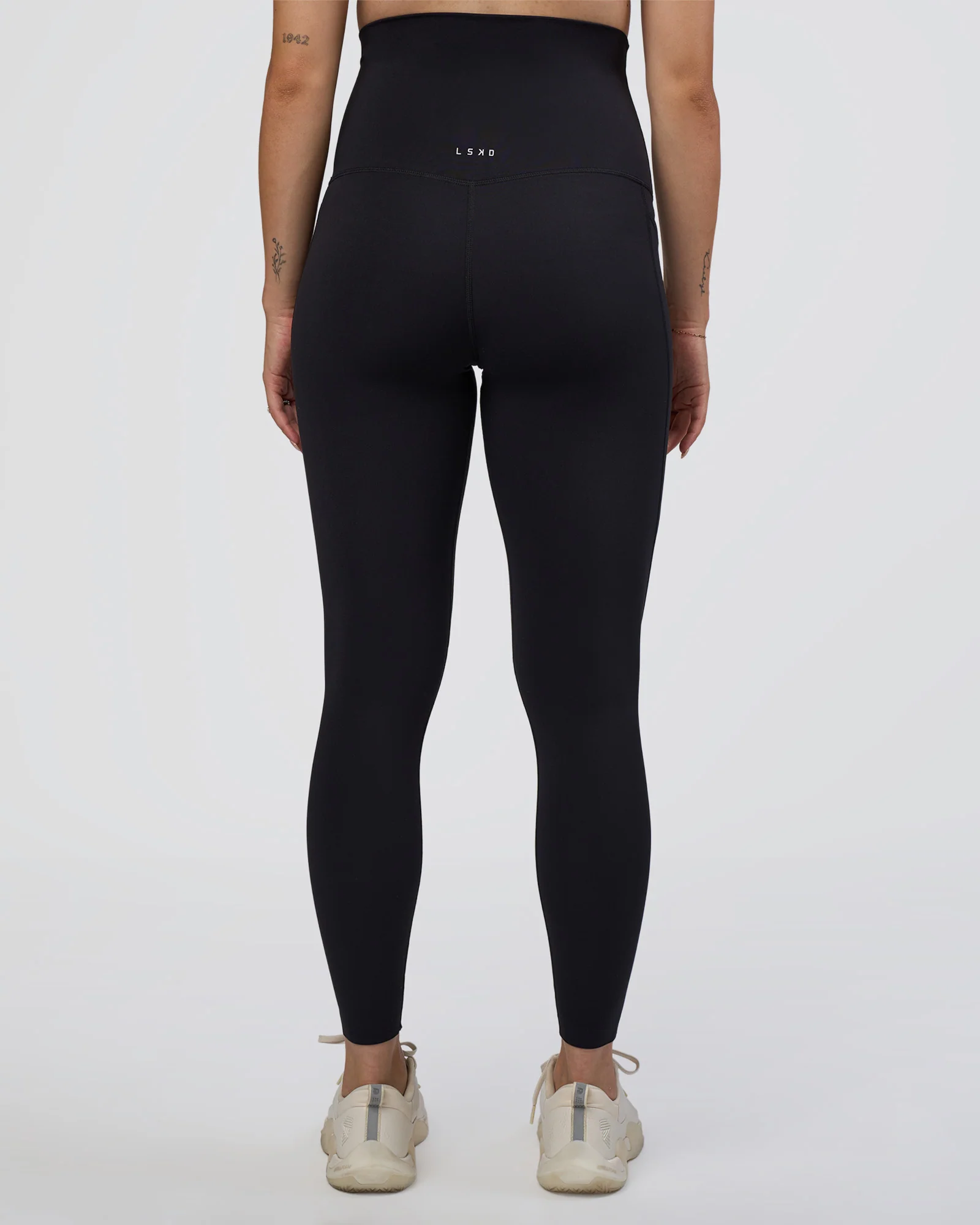 Elixir Ultra High-Rise Maternity Full Length Legging Pockets - Black