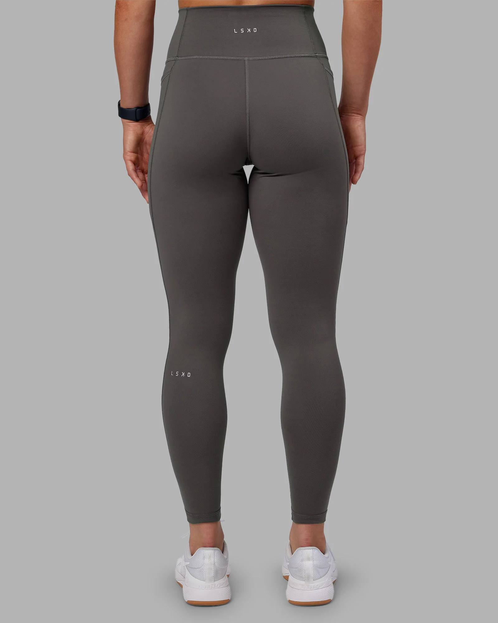 Fusion Ultra High-Rise Full Length Legging Pockets - Dark Storm