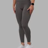 Fusion Ultra High-Rise Full Length Legging Pockets - Dark Storm